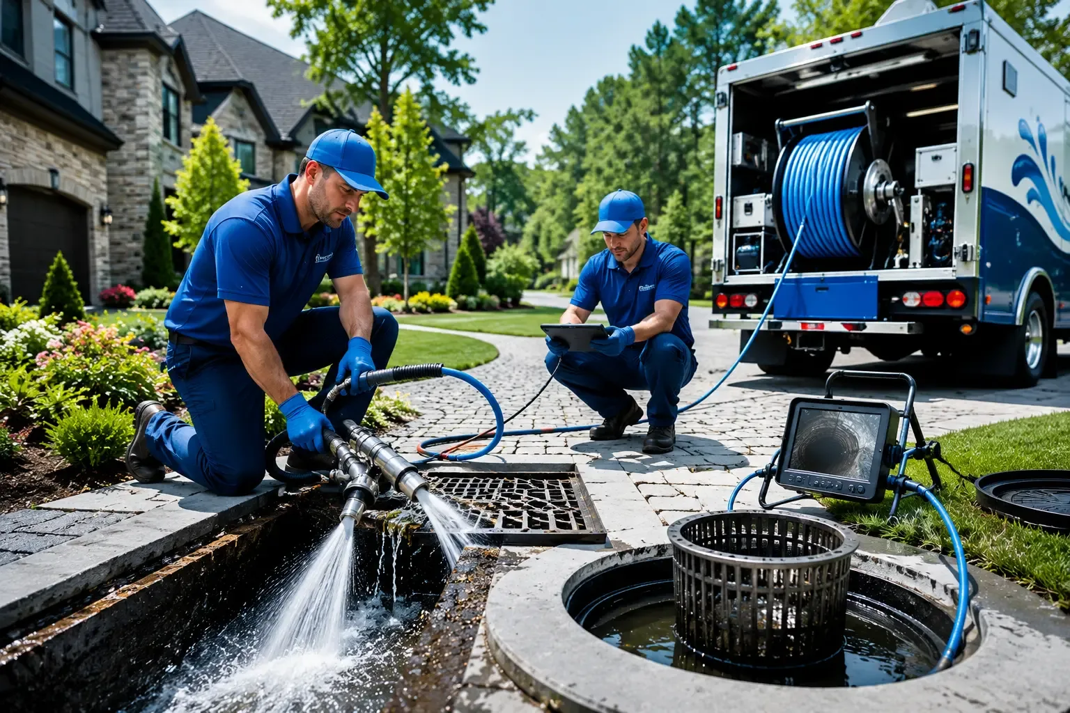 Local outdoor drain cleaning professionals in Rackerby, CA