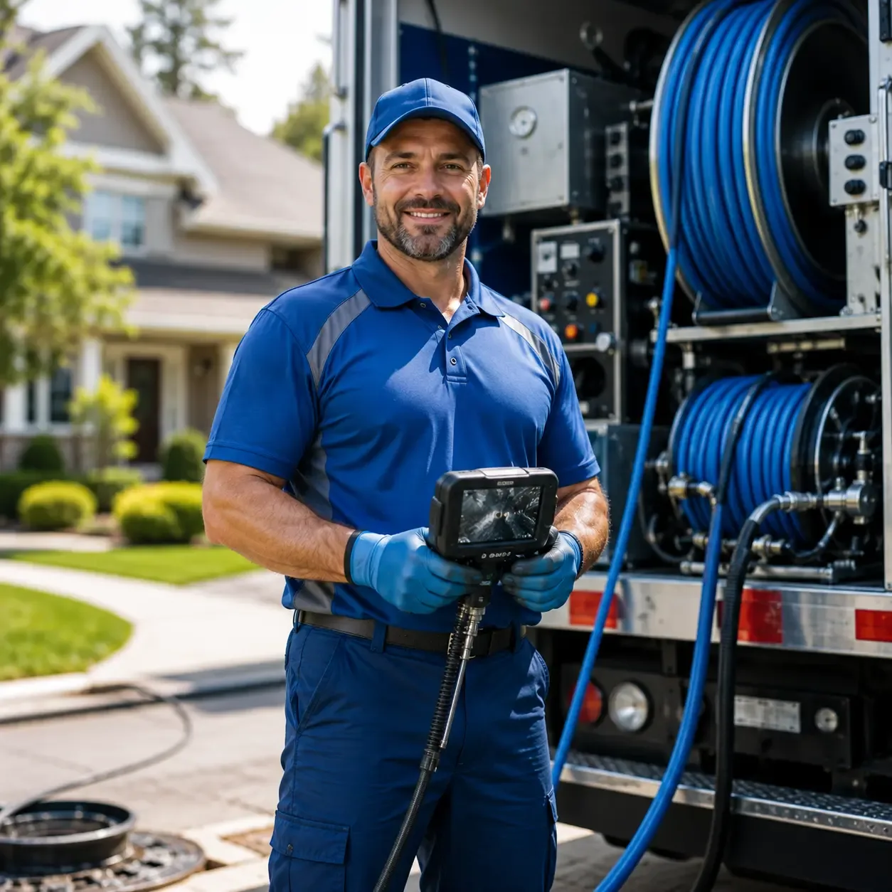 Local outdoor drain cleaning specialists in Rackerby, CA